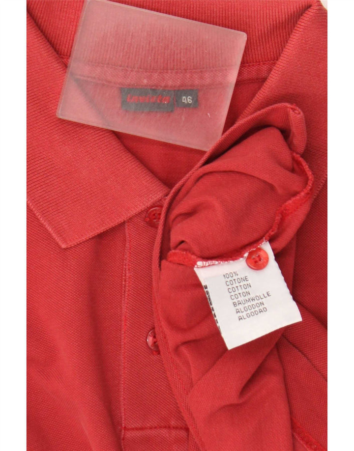Męska koszulka polo Invicta IT 46 Small Burgundowa bawełniana