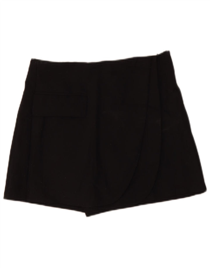 Damskie spodenki codzienne Zara, małe, W26, czarne, poliestrowe