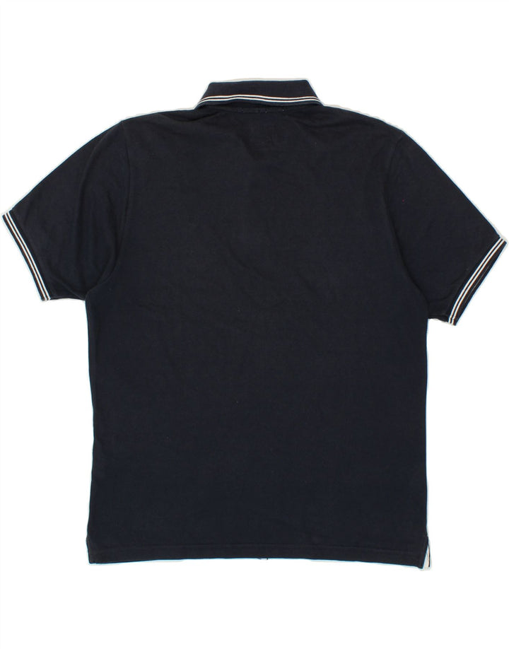 CHAMPION Mens Easy Fit Polo Shirt Medium Navy Blue Cotton Vintage Champion and Second-Hand Champion from Messina Hembry 