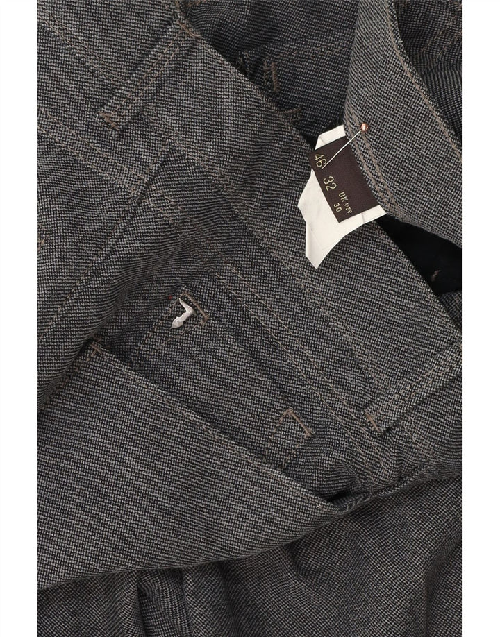 Proste spodnie damskie Trussardi W30 L34 szare