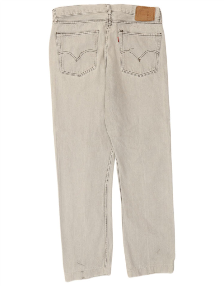 Męskie jeansy Levi's 505 Straight W38 L30 Szare