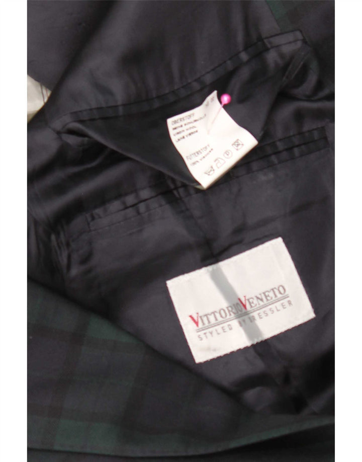 Damska marynarka Vittorio Veneto UK 18 XL w granatową kratkę
