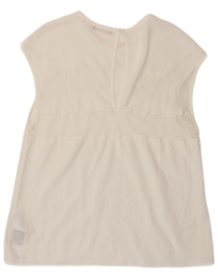 Bluzka damska Guess Top UK 12 Średni biały poliester