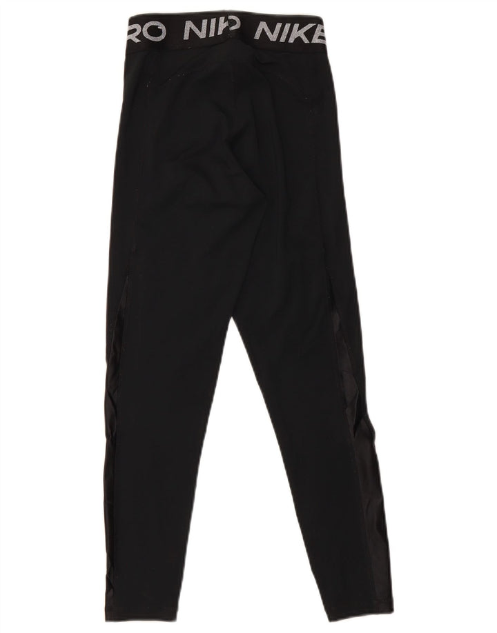 Damskie legginsy Nike Dri Fit Graphic UK 6 XS, czarny poliester