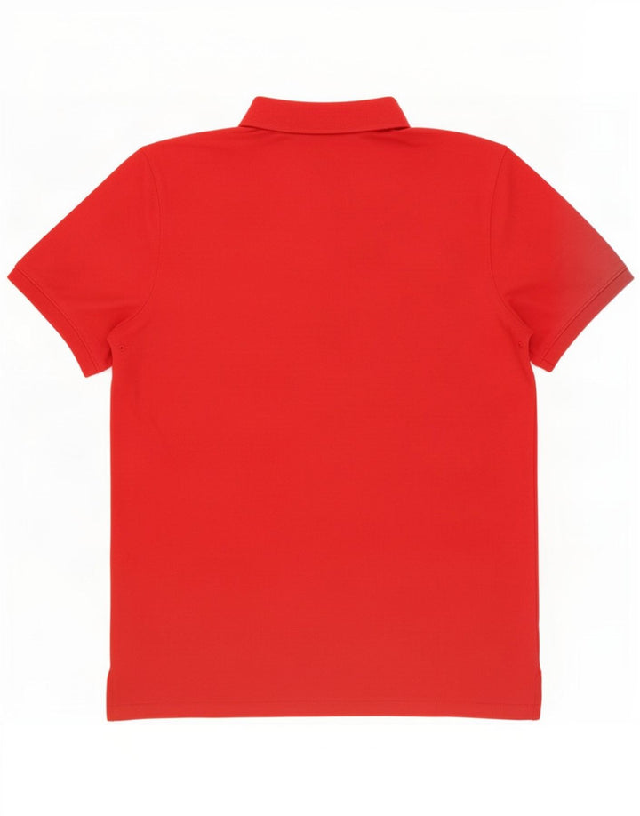 Męska koszulka polo Nike Dri Fit, duża, czerwona, bawełniana