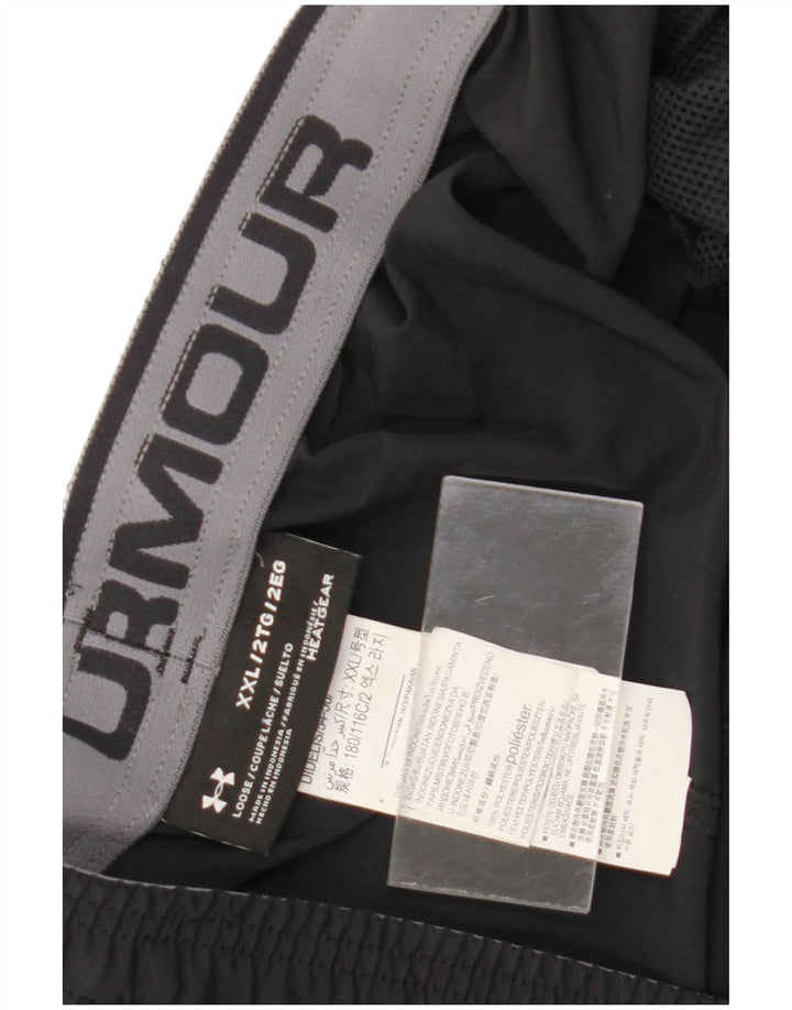 Męskie spodenki sportowe Under Armour Heat Gear 2XL, czarny poliester