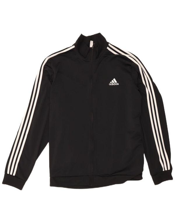Adidas Męska kurtka dresowa o regularnym kroju UK 52/54 2XL Czarna sportowa