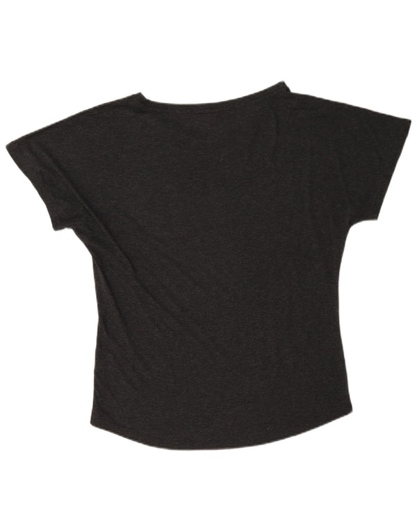 T-shirt damski Puma Top UK 12 Średni szary nakrapiany