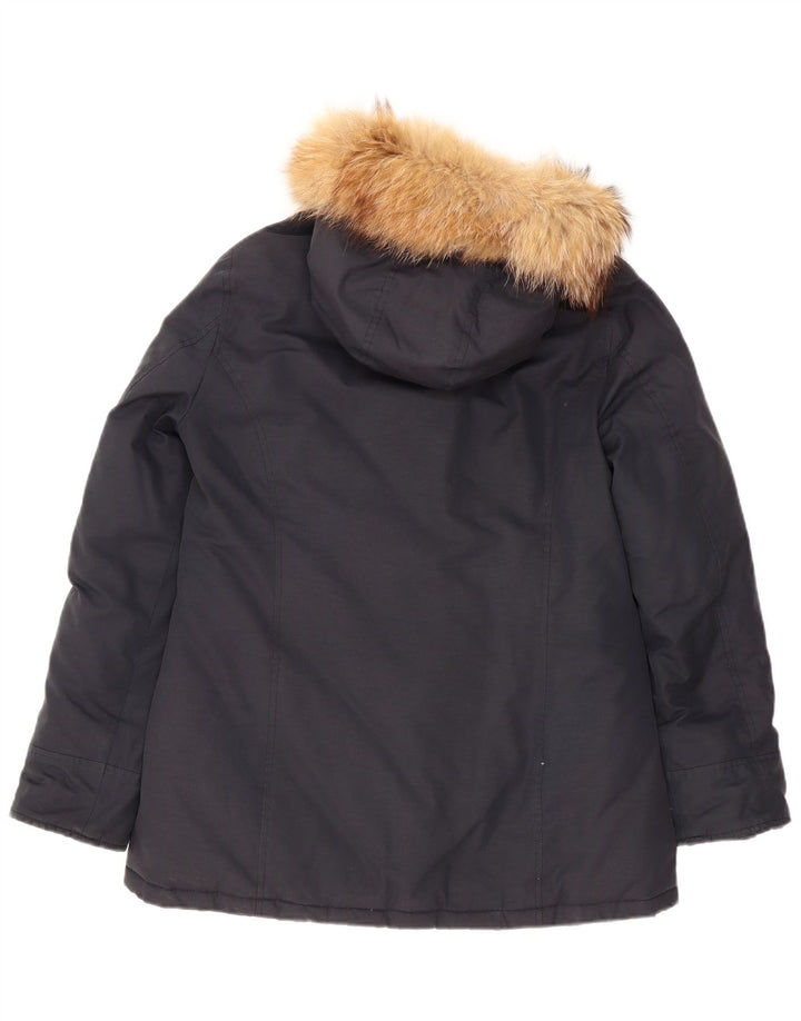 Damska ocieplana kurtka z kapturem Champion UK 14, średni granat