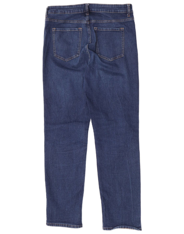Marks & Spencer Damskie The Sienna Straight Jeans UK 14 Large W32 L30 Niebieski
