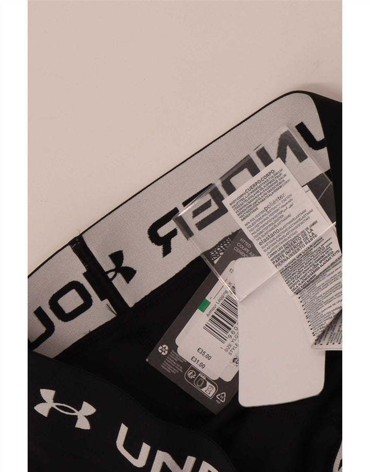 Dziewczęce legginsy z grafiką Under Armour 12-13 lat, czarne, poliamidowe