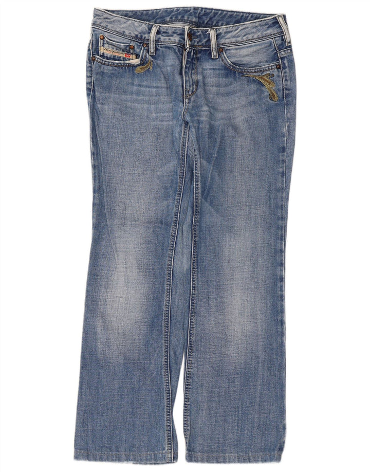 Damskie jeansy Bootcut Diesel W30 L27 Niebieskie bawełniane