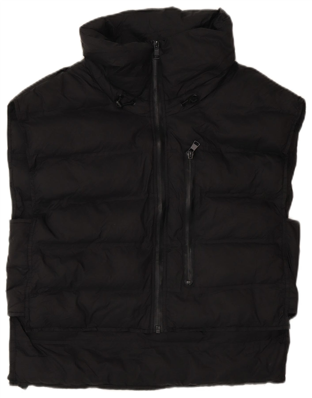 Damska oversize'owa wyściełana kamizelka Zara UK 10 Small Black
