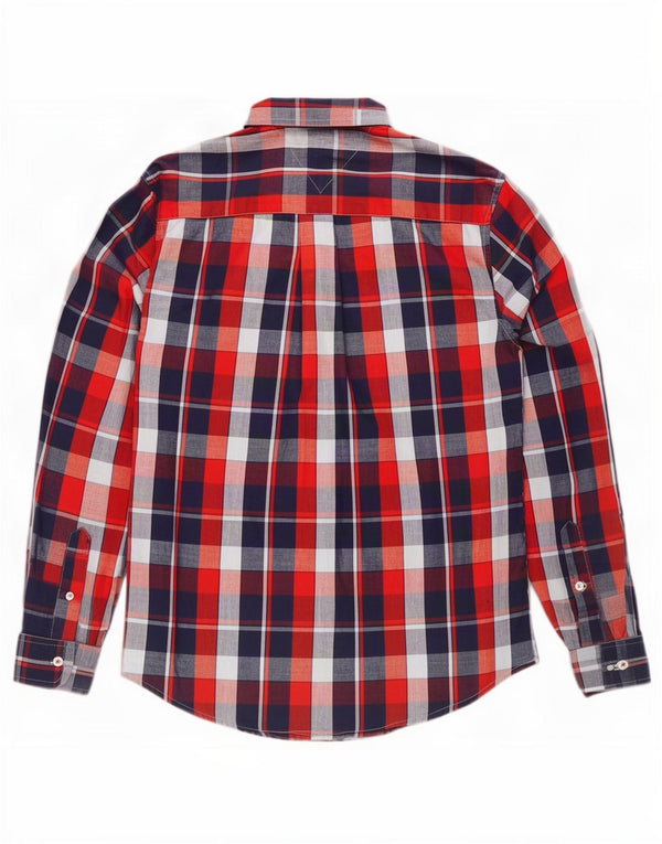 Koszula męska Tommy Hilfiger o dopasowanym kroju, mała, bawełniana w granatową kratkę
