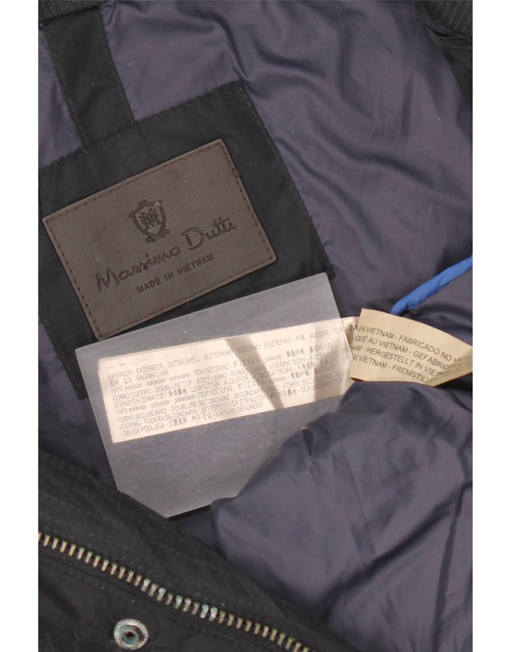 Męska wyściełana kamizelka Massimo Dutti UK 44 2XL Granatowy poliester