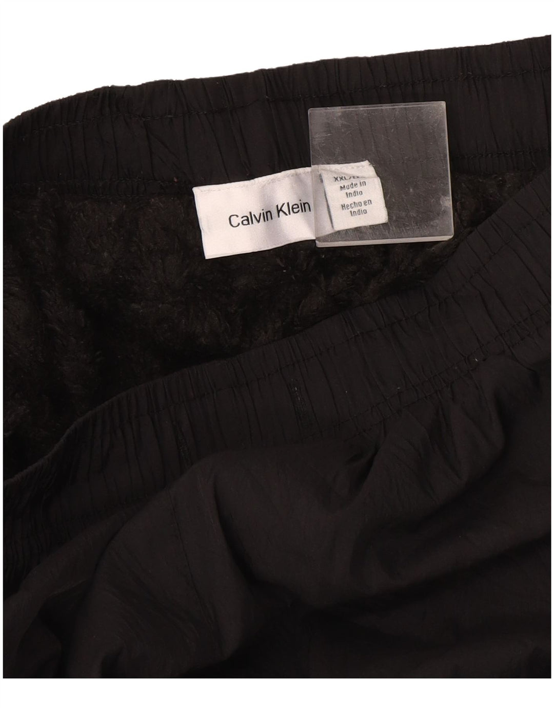 Męskie spodnie wiatrówkowe Calvin Klein Graphic 2XL w kolorze czarnym