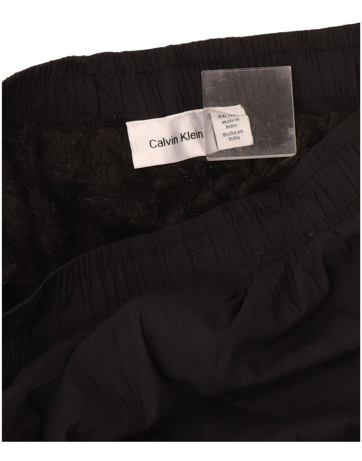 Męskie spodnie wiatrówkowe Calvin Klein Graphic 2XL w kolorze czarnym