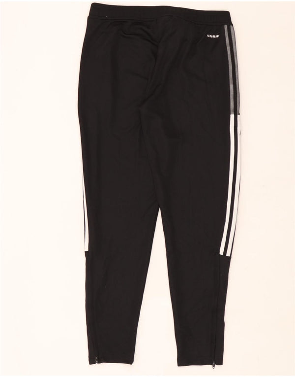 Damskie spodnie dresowe Adidas Aeroready UK 12/14 Średni czarny poliester