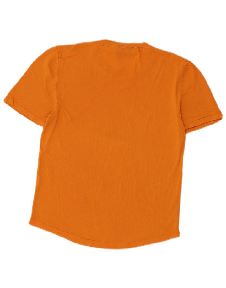 T-shirt damski Zara Top UK 12 średni pomarańczowy