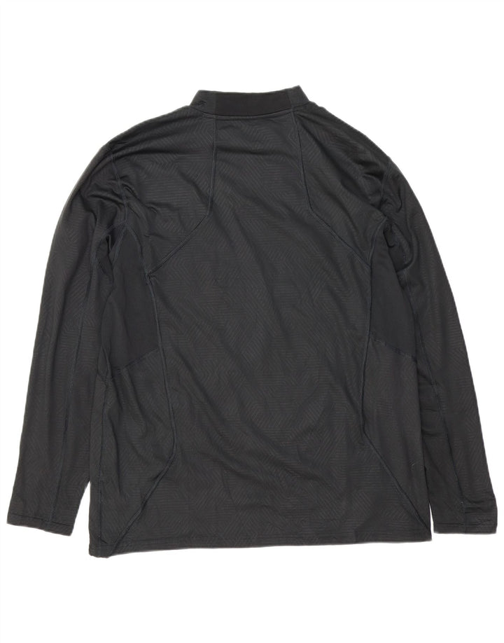 Męski top Russell Athletic Dri-Power Graphic z długim rękawem XL, czarny, geometryczny