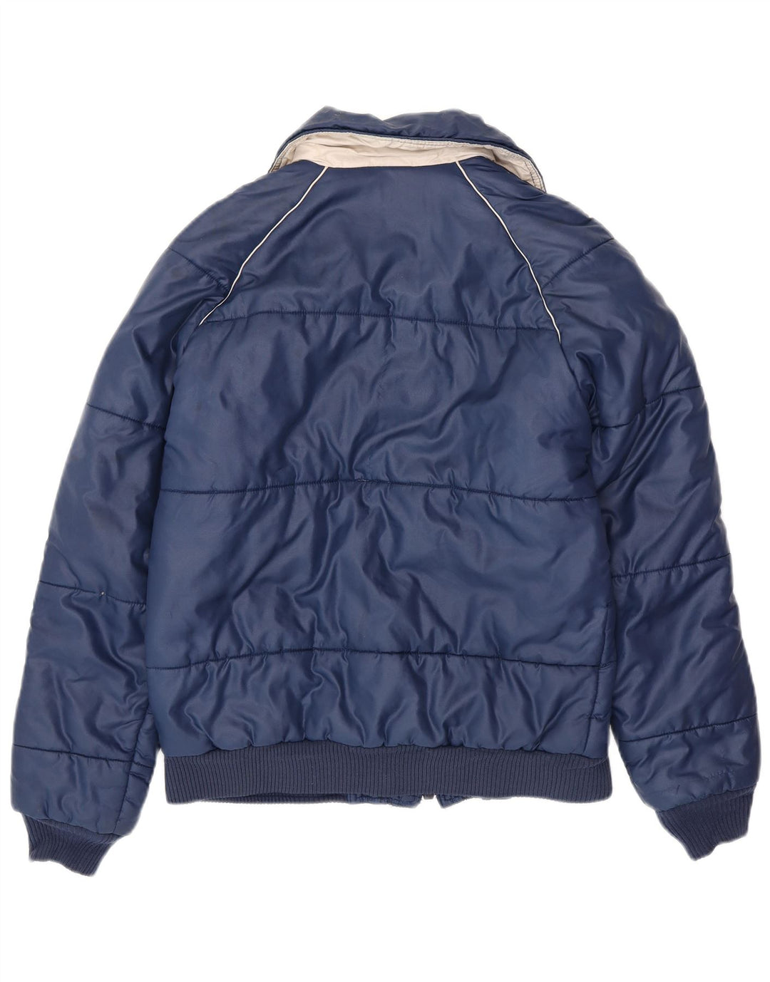 Męska kurtka wiatrówka VINTAGE UK 38, średni granatowy poliester