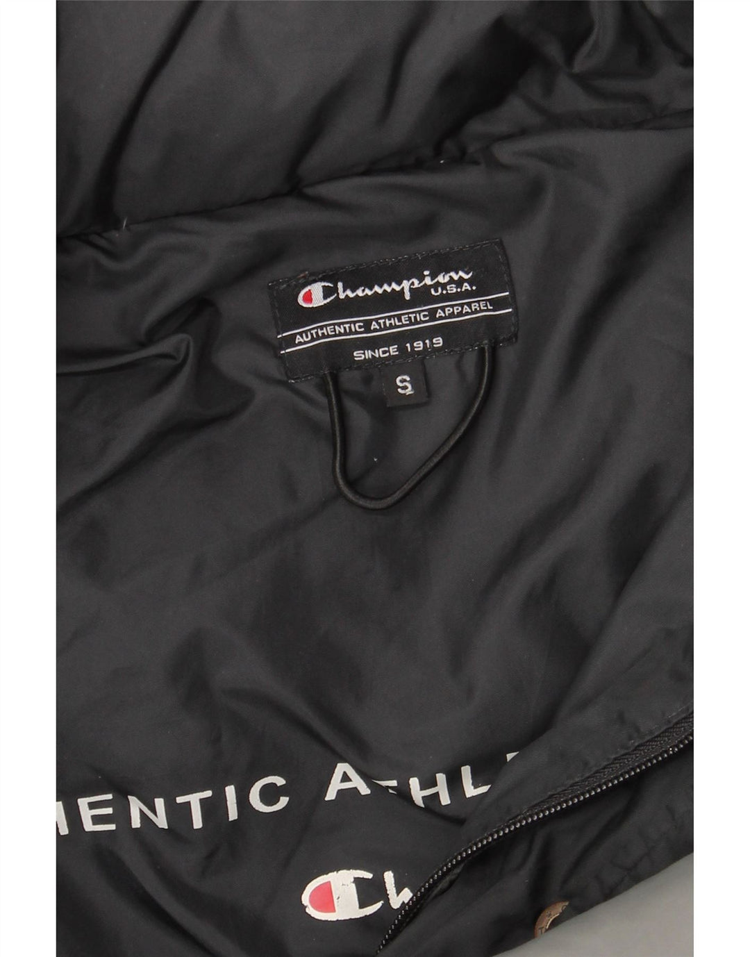 Męska wyściełana kurtka CHAMPION o luźnym kroju UK 36, mała, szara, z blokami kolorów