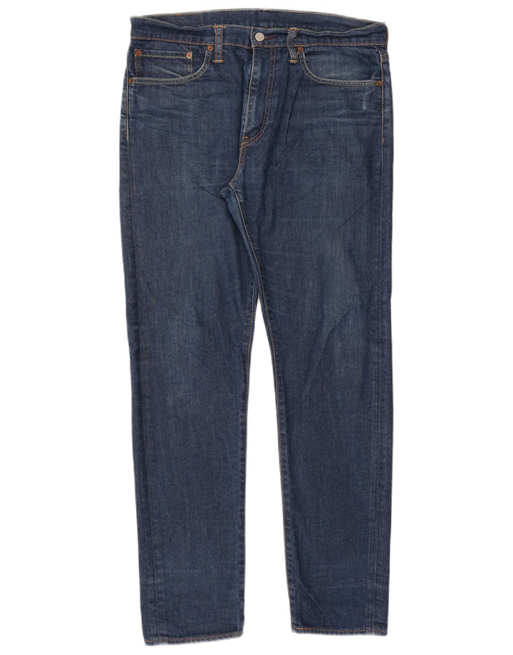 Męskie jeansy Levi's 508 Regular zwężane W34 L32 Niebieska bawełna