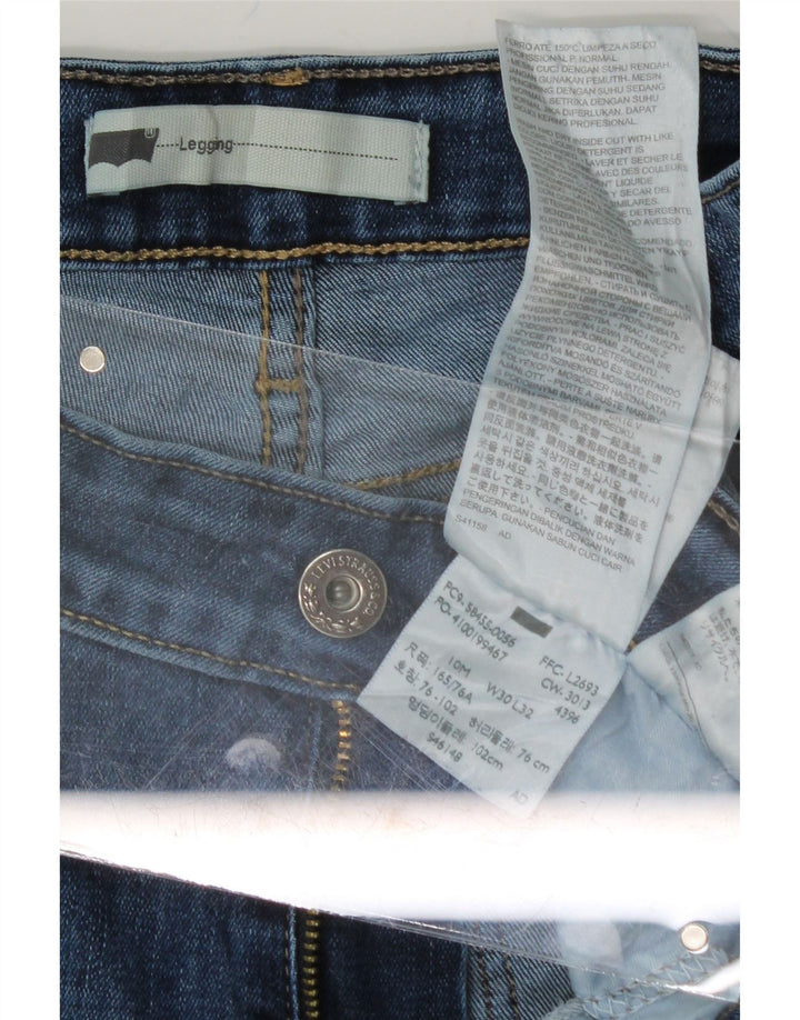 LEVI'S Womens Legging Skinny Jeans W30 L32 Blue Cotton Vintage Levi's and Second-Hand Levi's from Messina Hembry 