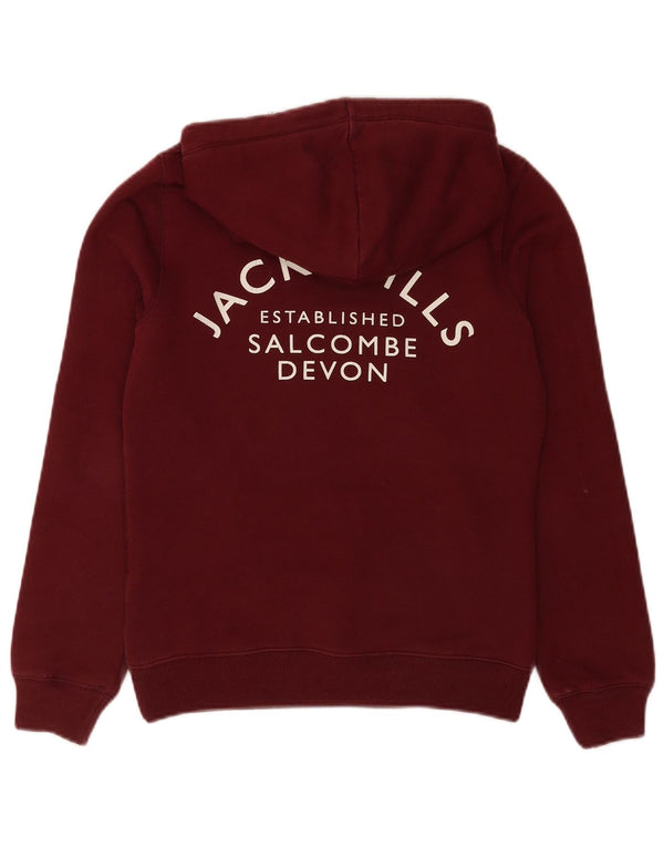Damski sweter z kapturem Jack Wills, UK 8, mały, bordowy, bawełniany