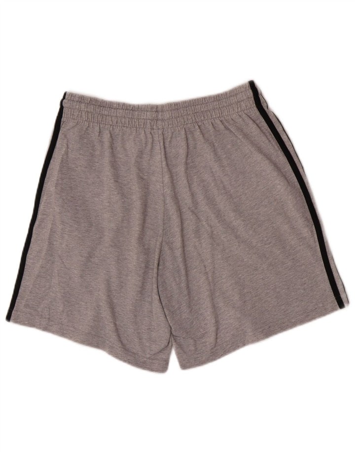 Męskie spodenki sportowe Adidas, średnioszare, bawełniane