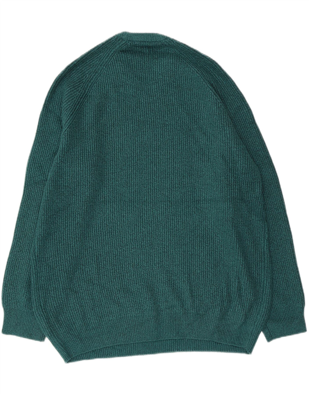 Marks & Spencer Męski sweter z okrągłym dekoltem 2XL Zielony poliamid