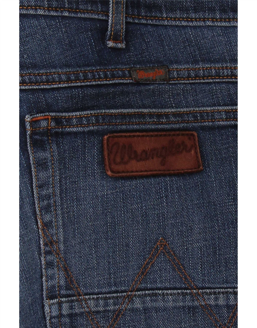 Męskie proste dżinsy Wrangler W38 L29 granatowe