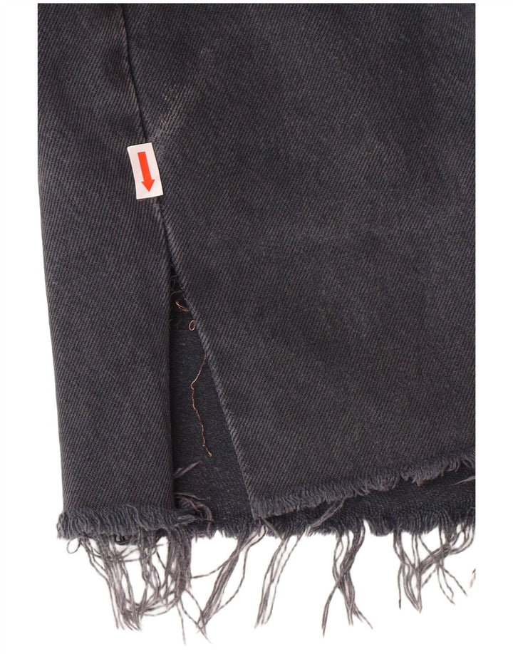 Damska spódnica dżinsowa LEVI'S W28 Średni szary