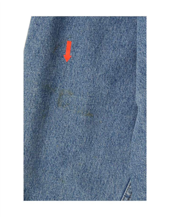 H.I.S Mens Denim Jacket UK 40 Large Blue Cotton Vintage H.I.S and Second-Hand H.I.S from Messina Hembry 