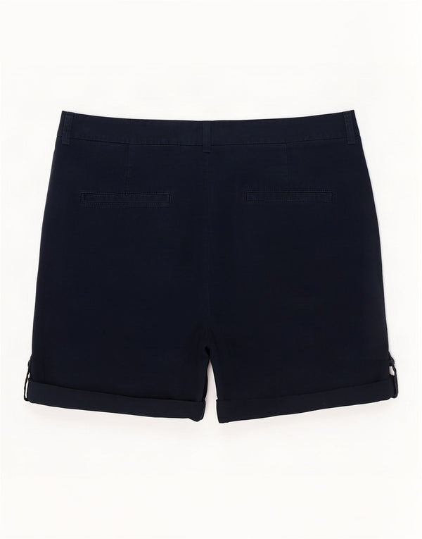 Marks & Spencer Damskie spodenki Chino UK 14 Large W34 Granatowa bawełna