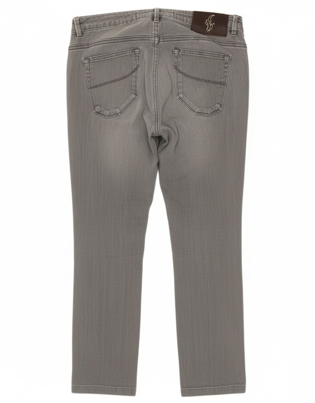 SIVIGLIA Womens Straight Jeans W31 L27 Grey Cotton