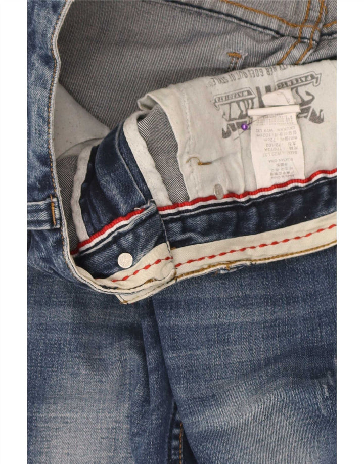 Damskie jeansy Levi's Slim W29 L32 Niebieskie bawełniane