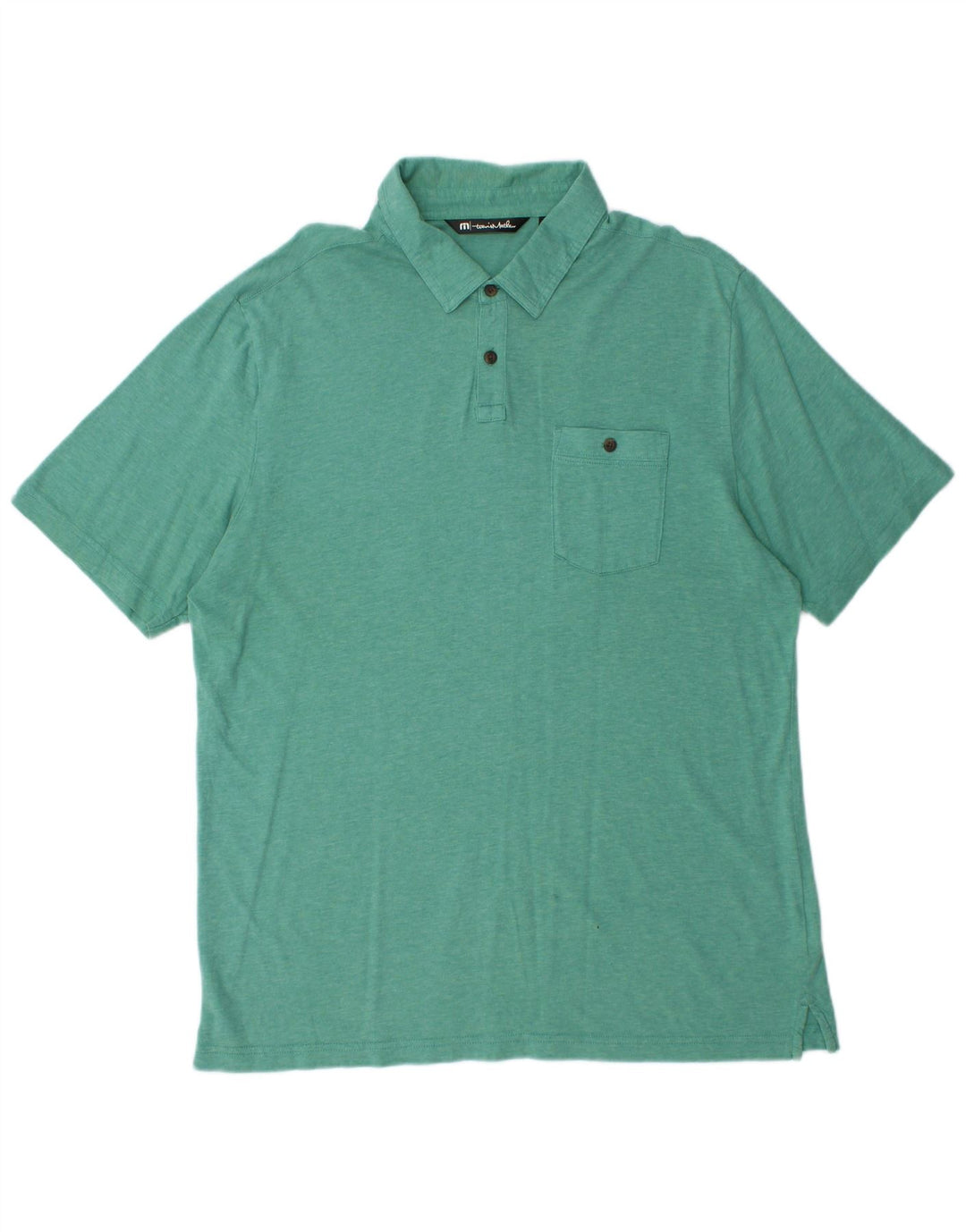 Męska koszulka polo Travis Mathew, duża, zielona bawełna