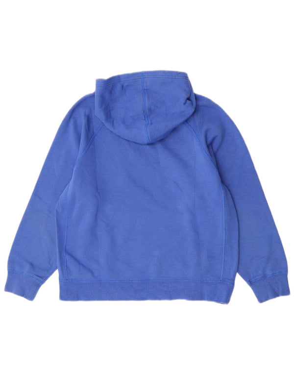 Chłopięcy sweter z kapturem Nike z grafiką, 12-13 lat, duży, niebieski, bawełniany