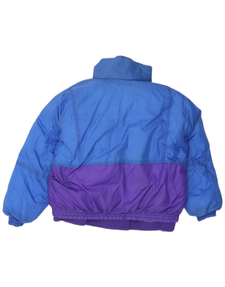 Damska kurtka oversize z kapturem Eddie Bauer UK 16, duża fioletowa