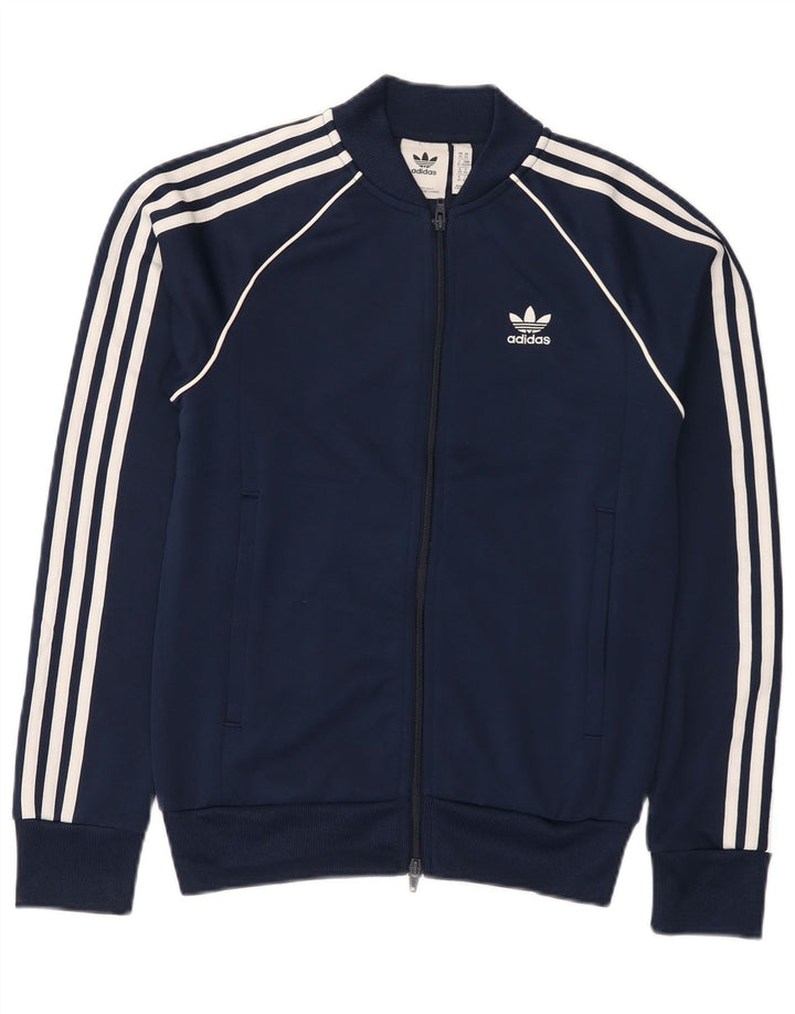 Adidas Męska bluza dresowa XS Granatowa, poliestrowa