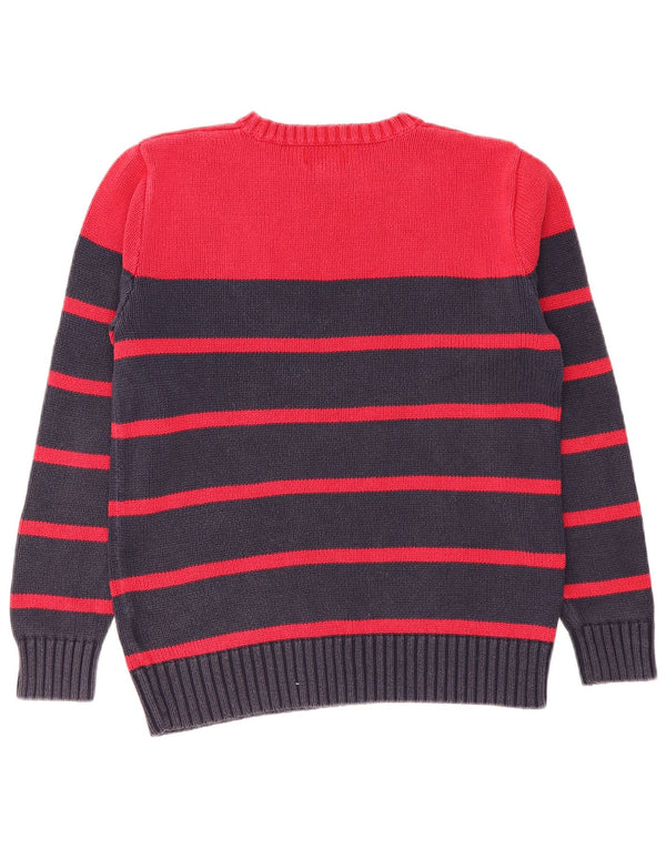 Polo Ralph Lauren Chłopięcy sweter z okrągłym dekoltem, 15-16 lat, XL, w czerwone paski