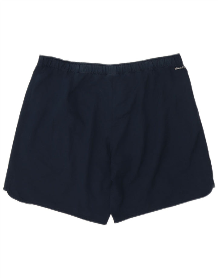 Damskie spodenki na co dzień Nike, małe, W27, granatowe, poliestrowe