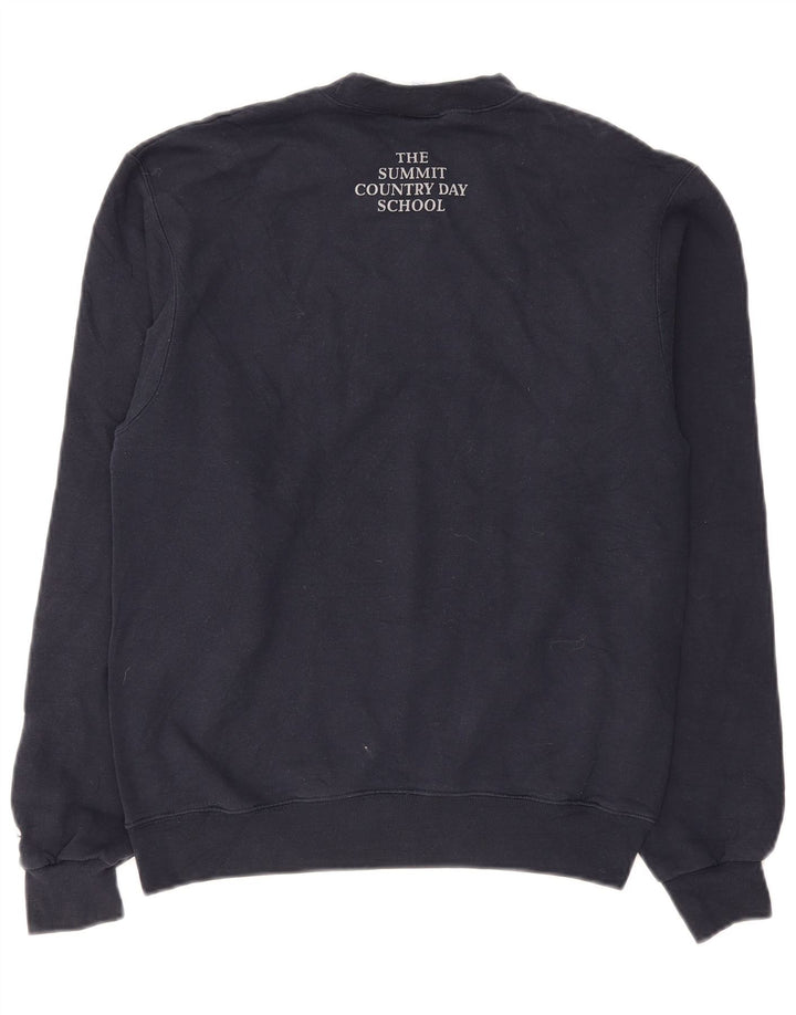 Męska bluza Champion Summit Graphic Sweter, mała, granatowa, bawełniana