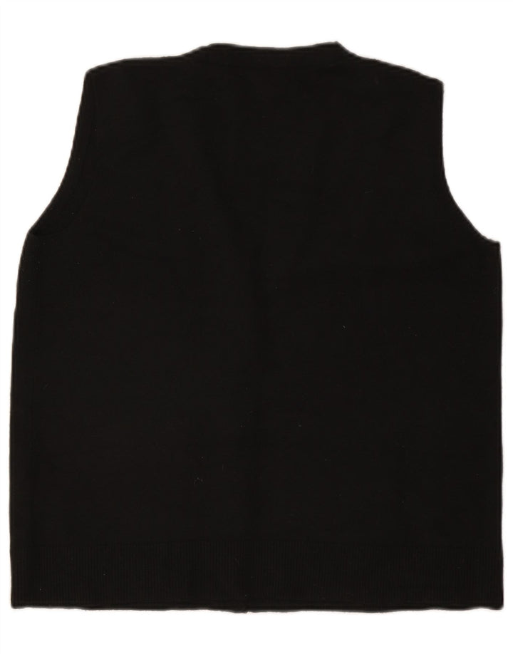 Marks & Spencer Damski sweter bez rękawów, UK 12, średni czarny