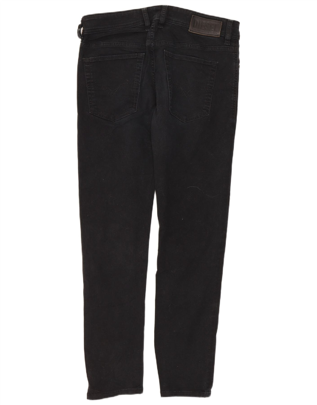 DIESEL Damskie jeansy slim W30 L27 Czarne bawełniane