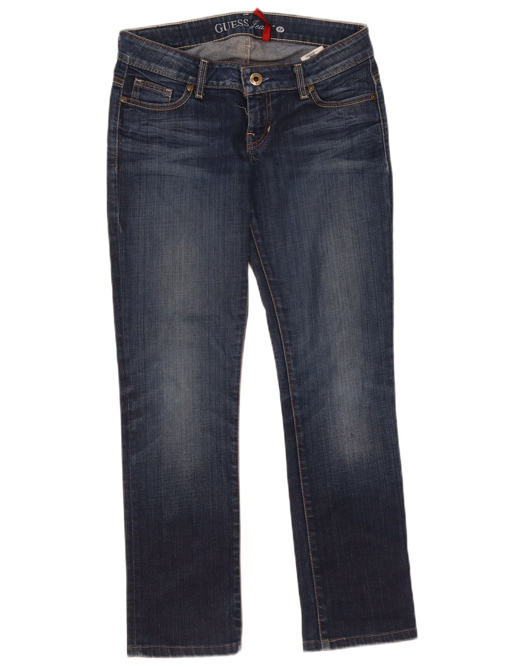 Jeansy damskie Guess W28 L28 Granatowe, bawełniane