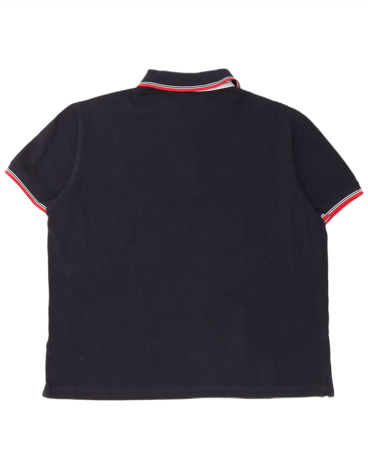 Męska koszulka polo NAVIGARE 3XL, granatowa, bawełniana