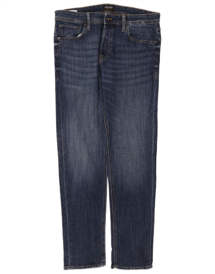 Męskie jeansy Jack & Jones Mike Slim W34 L32 Niebieskie