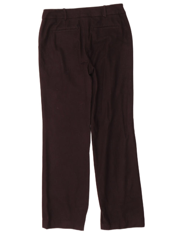 Spodnie damskie Jigsaw Straight Chino UK 10 Small W28 L31 Czarna wełna